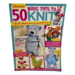 Homemaker 50 More Toys To Knit Magazine Including Christmas Easter Crochet Bonus